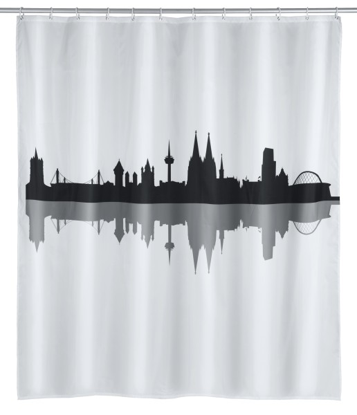 Duschvorhang Köln Polyester, 180 x 200 cm, waschbar