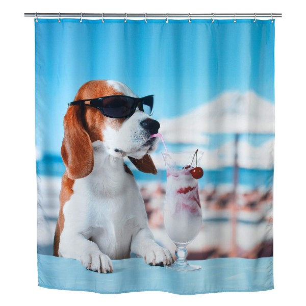 Duschvorhang Cool Dog 180 x 200 cm Polyester