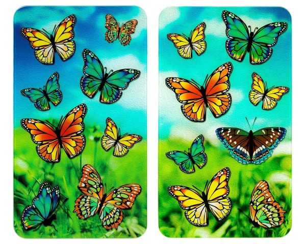 Abdeckplatte Schmetterlinge, 2er Set