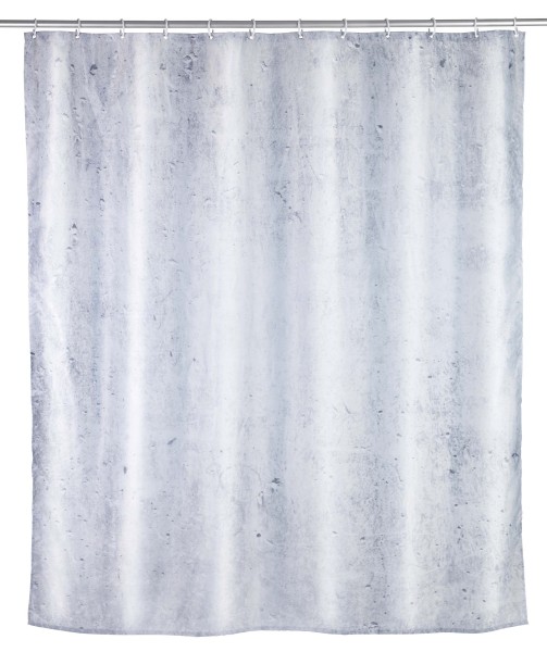 Duschvorhang Concrete Polyester, 180 x 200 cm, waschbar