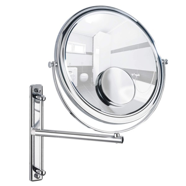 Kosmetikspiegel Bivona Wandspiegel, schwenkbar, 3- &amp; 7-fach Vergrößerung