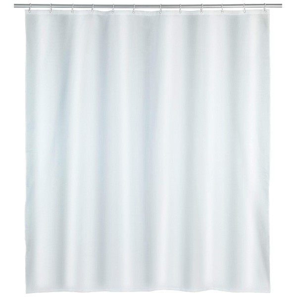 Duschvorhang Punto, Weiß, 180 x 200 cm, Polyester