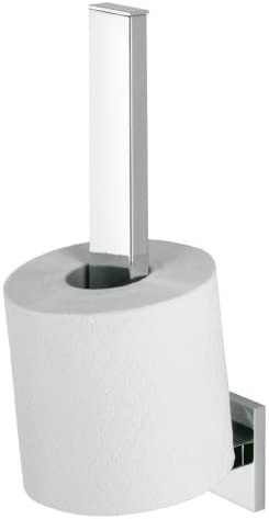 Items Toilettenpapierhalter für Ersatzrollen, Edelstahl verchromt