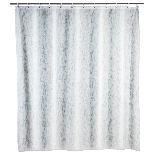 Duschvorhang Deluxe, Weiß, 180 x 200 cm, Polyester
