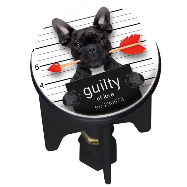 Waschbeckenstöpsel Pluggy® Guilty Dog